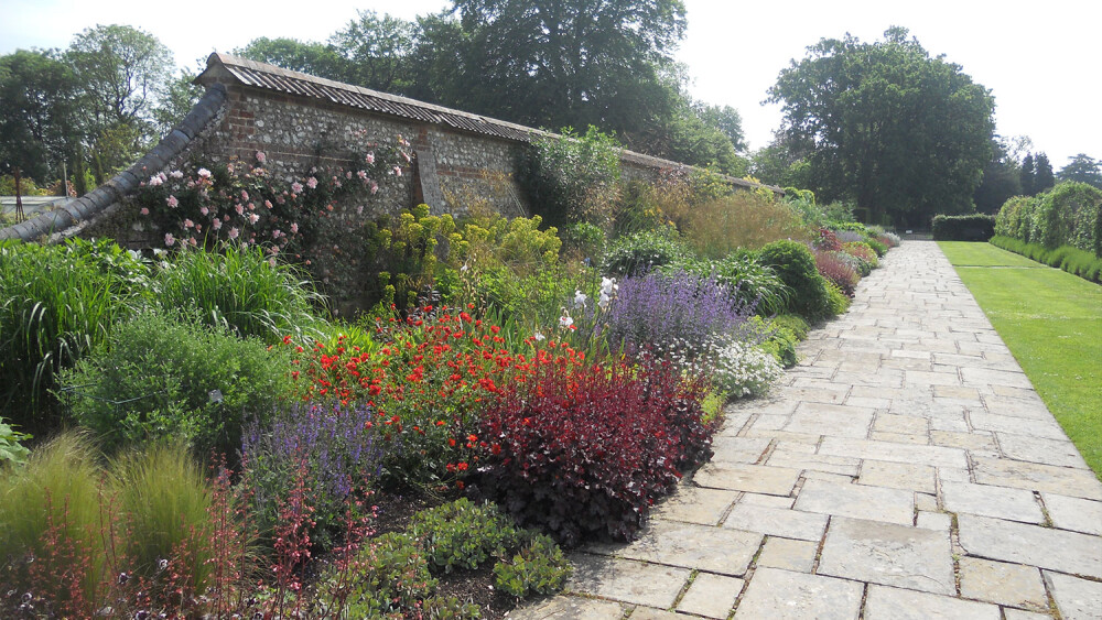 Longstock Park walled garden