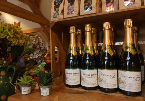 Leckford Estate sparkling wine