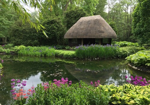 Summerhouse at Longstock Park Water Garden