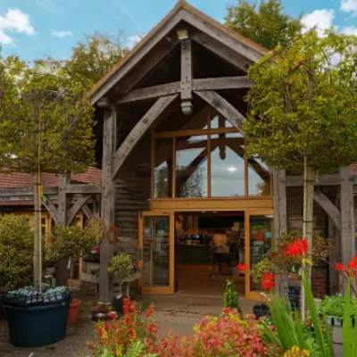Longstock Park farm shop entrance