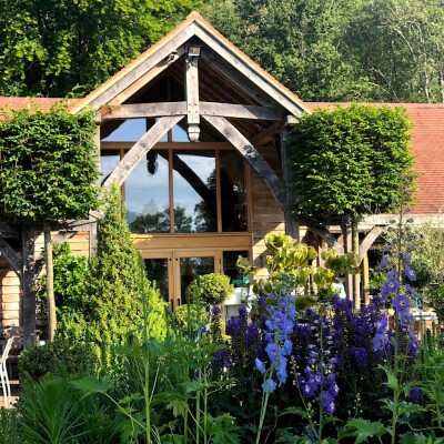 Longstock Park Farm Shop entrance